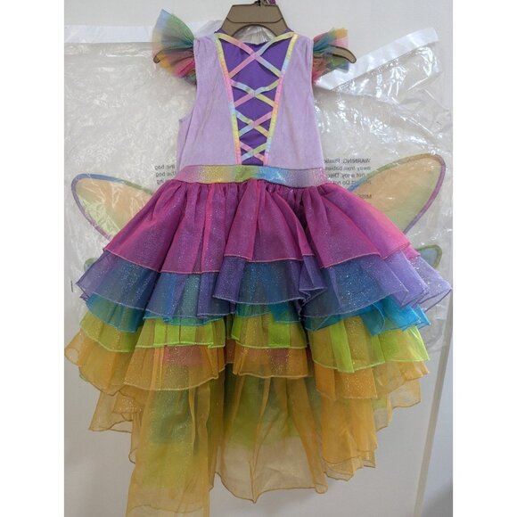 NWT Member's Mark Girl's Unicorn Costume With Wings and Head Accessory Sz S 4-6 - Picture 1 of 5